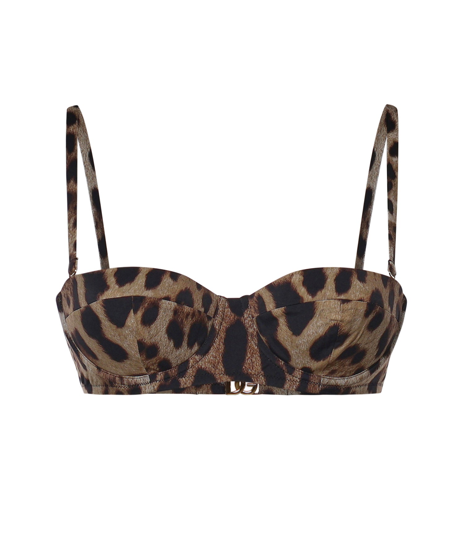 Top bikini con stampa leopardata O1A16J ONO11HY13M DOLCE & GABBANA 