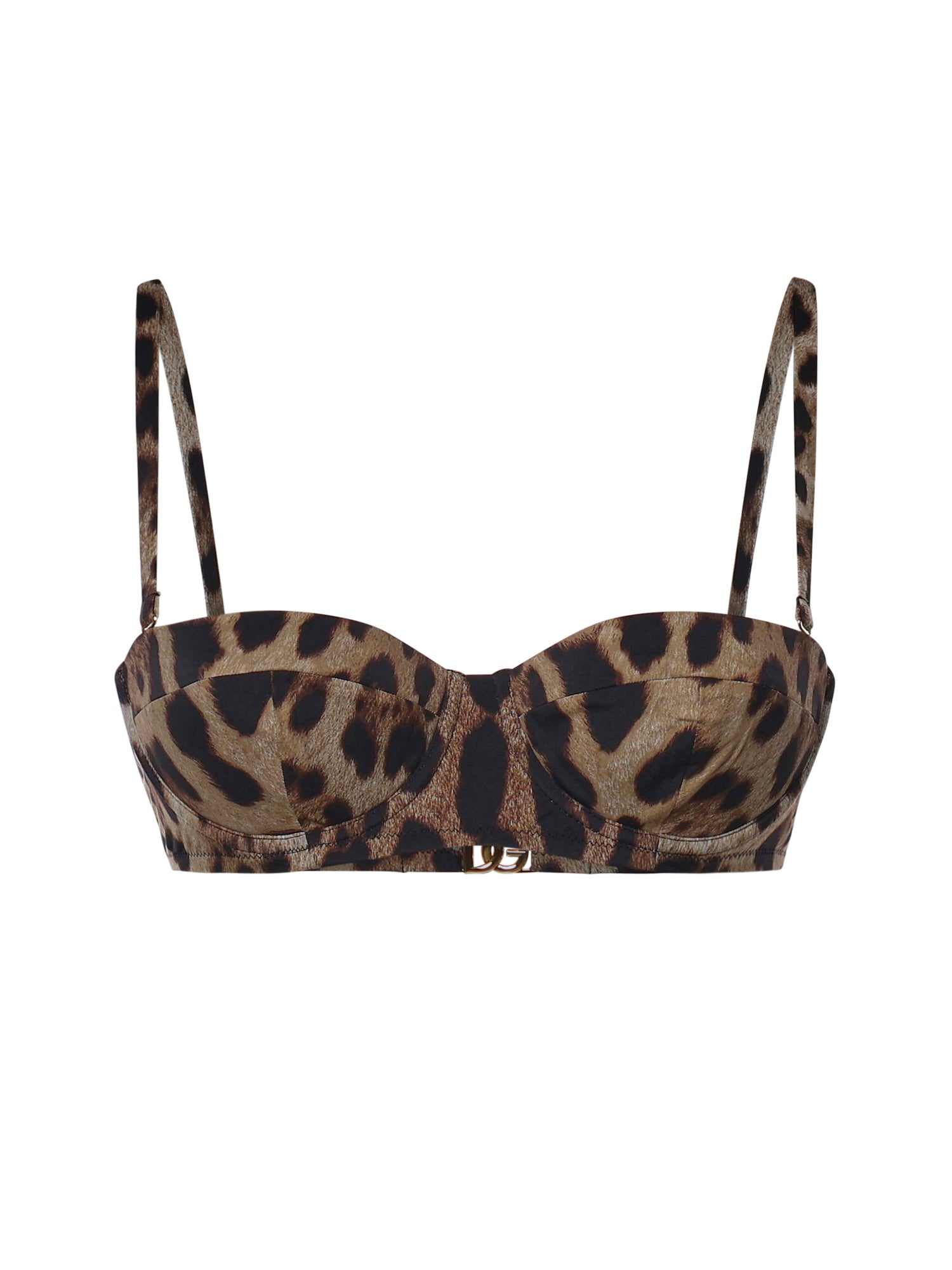 Top bikini con stampa leopardata O1A16J ONO11HY13M DOLCE & GABBANA 