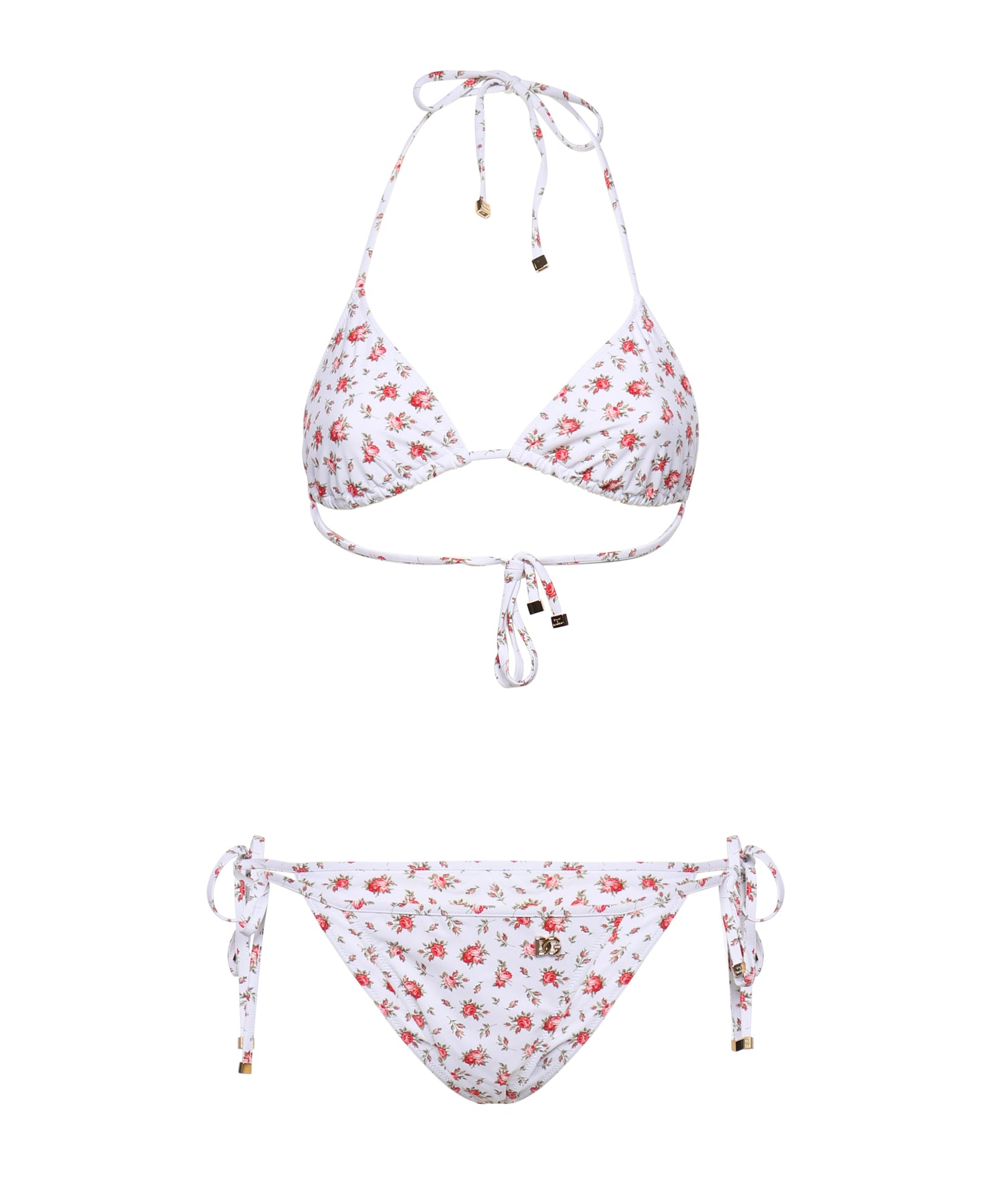 Bikini a triangolo stampa roselline O8A02J ON0D1HA5XJ DOLCE & GABBANA 