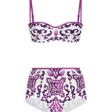 Bikini con stampa maiolica O8A27J ONO19IP3TN DOLCE & GABBANA 