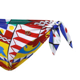 Bikini a triangolo stampa carretto O8A54J ONN72HH4KX DOLCE & GABBANA 