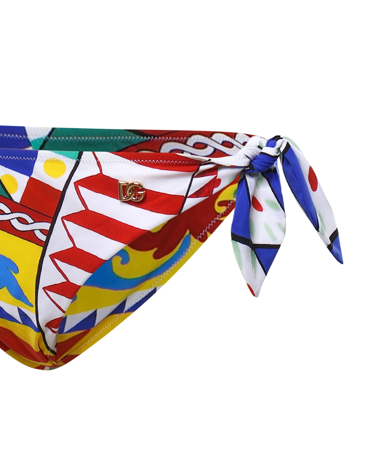 Bikini a triangolo stampa carretto O8A54J ONN72HH4KX DOLCE & GABBANA 