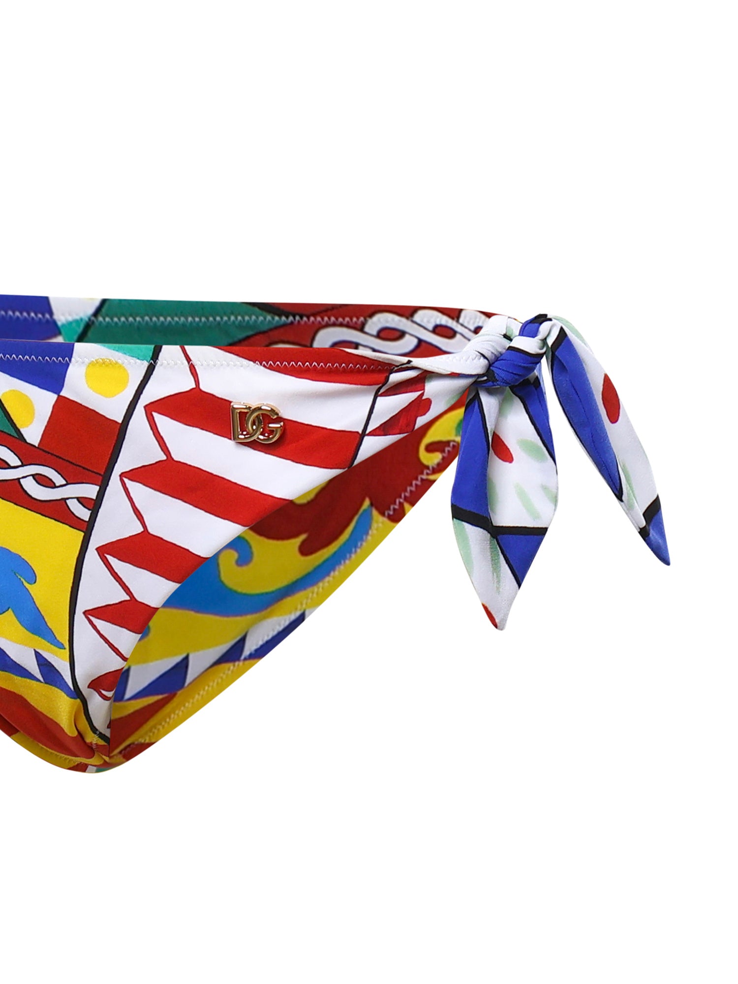 Bikini a triangolo stampa carretto O8A54J ONN72HH4KX DOLCE & GABBANA 