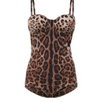 Costume intero con stampa leopardata O9A13J FSGDMHY13M DOLCE & GABBANA 