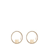 Orecchini ear cuff con logo e strass WEP2L4 W1111ZOO00 DOLCE & GABBANA 
