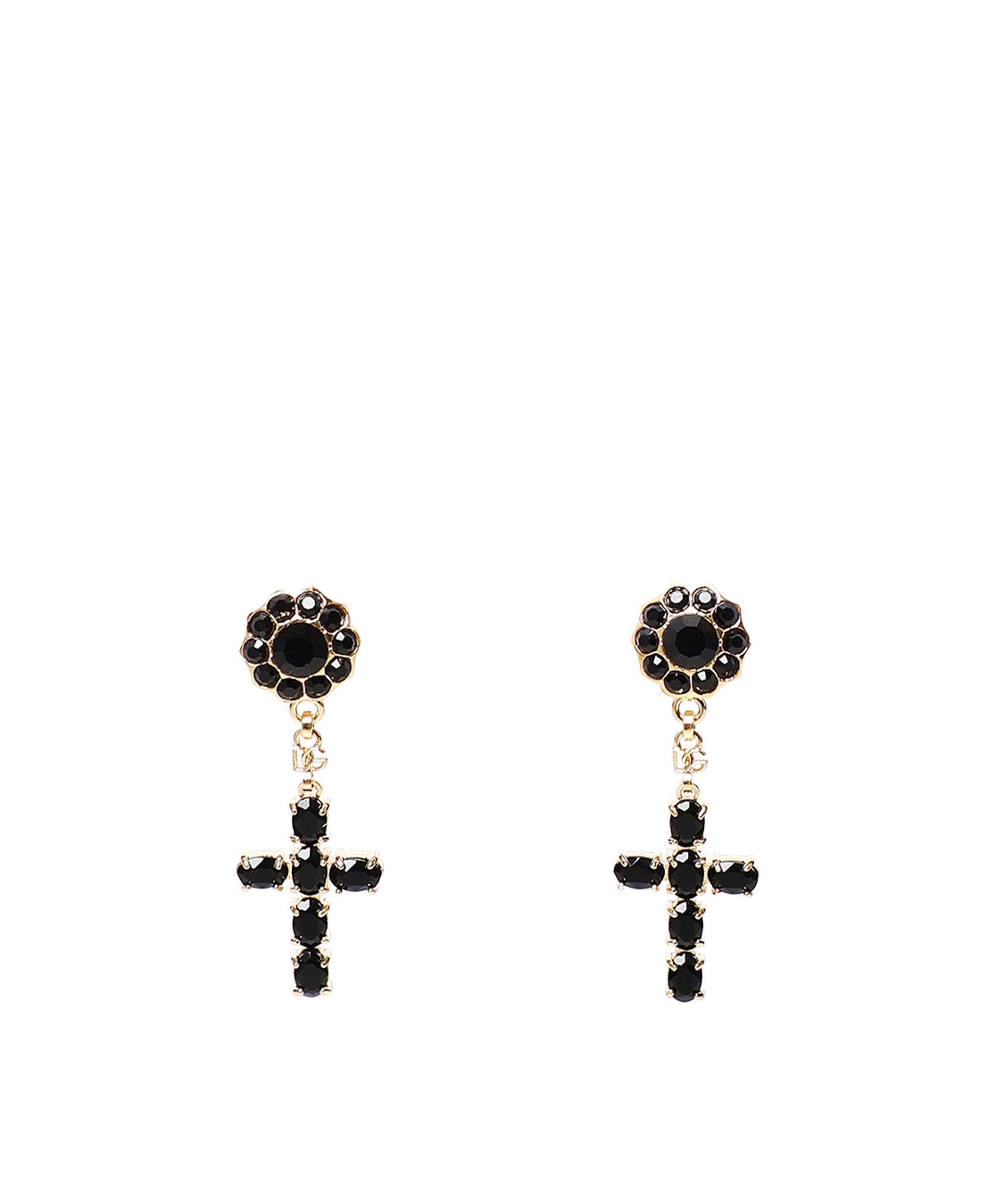 Orecchini pendenti con croci in strass WEQ4S3 W1111N0011 DOLCE & GABBANA 