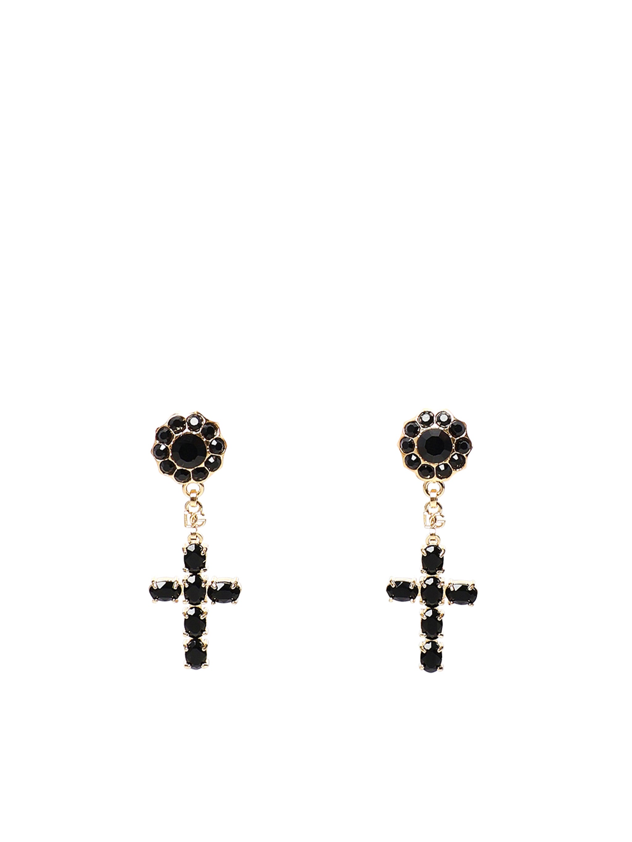 Orecchini pendenti con croci in strass WEQ4S3 W1111N0011 DOLCE & GABBANA 