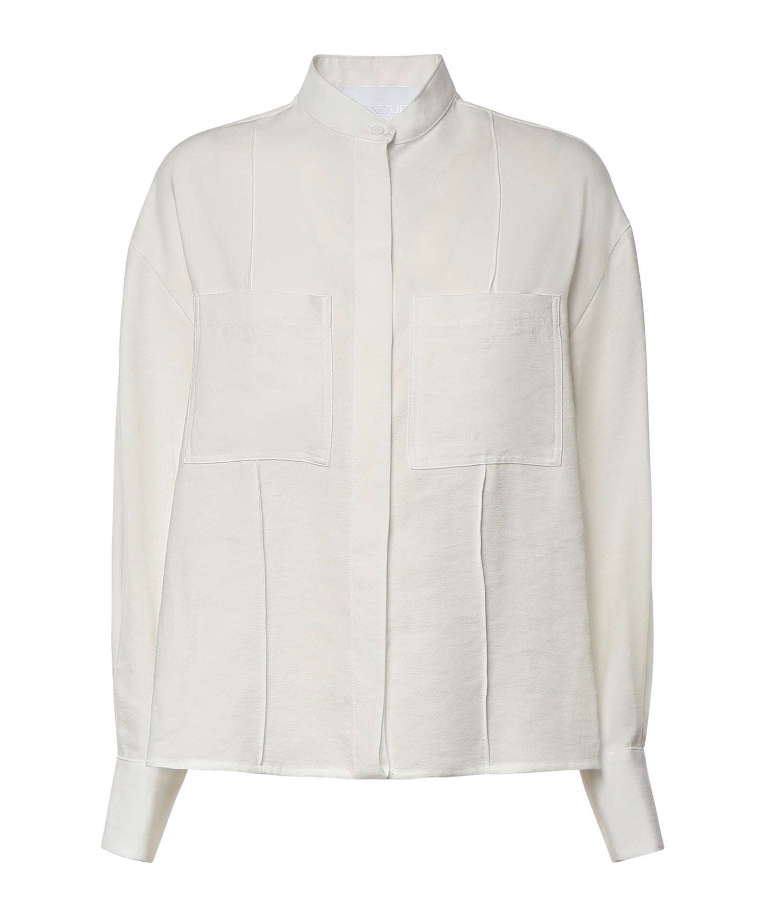 Camicia in gabardina di viscosa DC493 IF0049DXXX001 DONDUP 