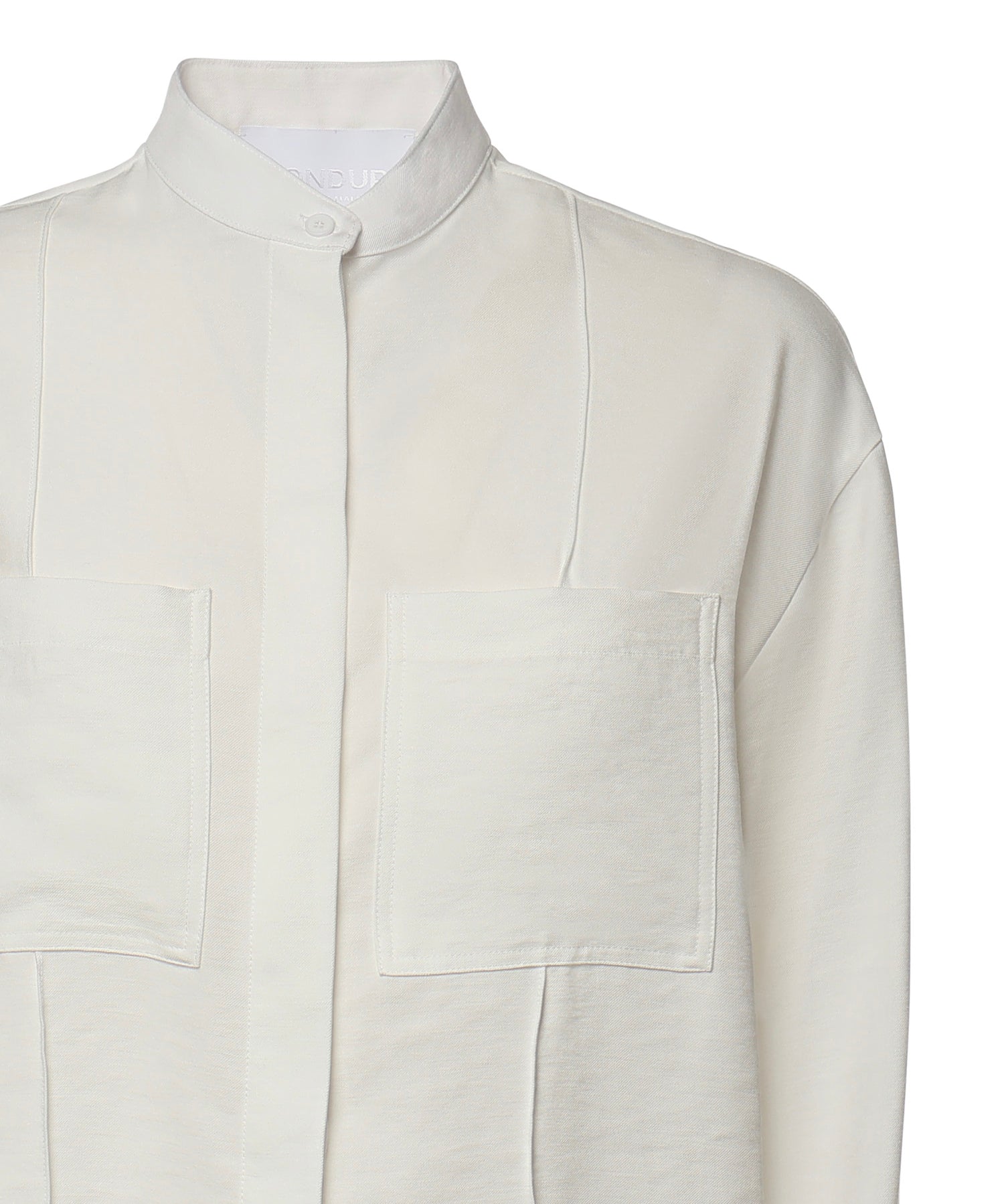 Camicia in gabardina di viscosa DC493 IF0049DXXX001 DONDUP 