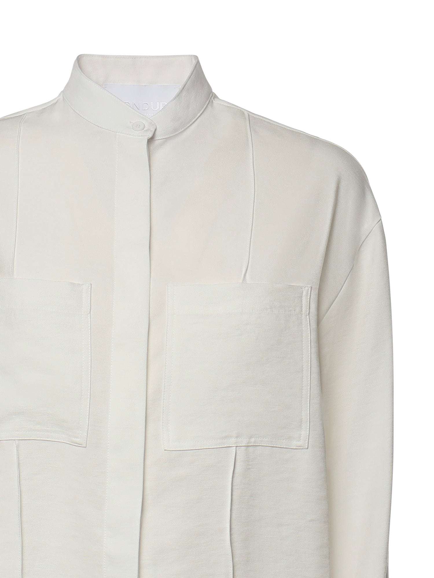 Camicia in gabardina di viscosa DC493 IF0049DXXX001 DONDUP 