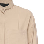 Camicia in gabardina di viscosa DC493 IF0049DXXX010 DONDUP 