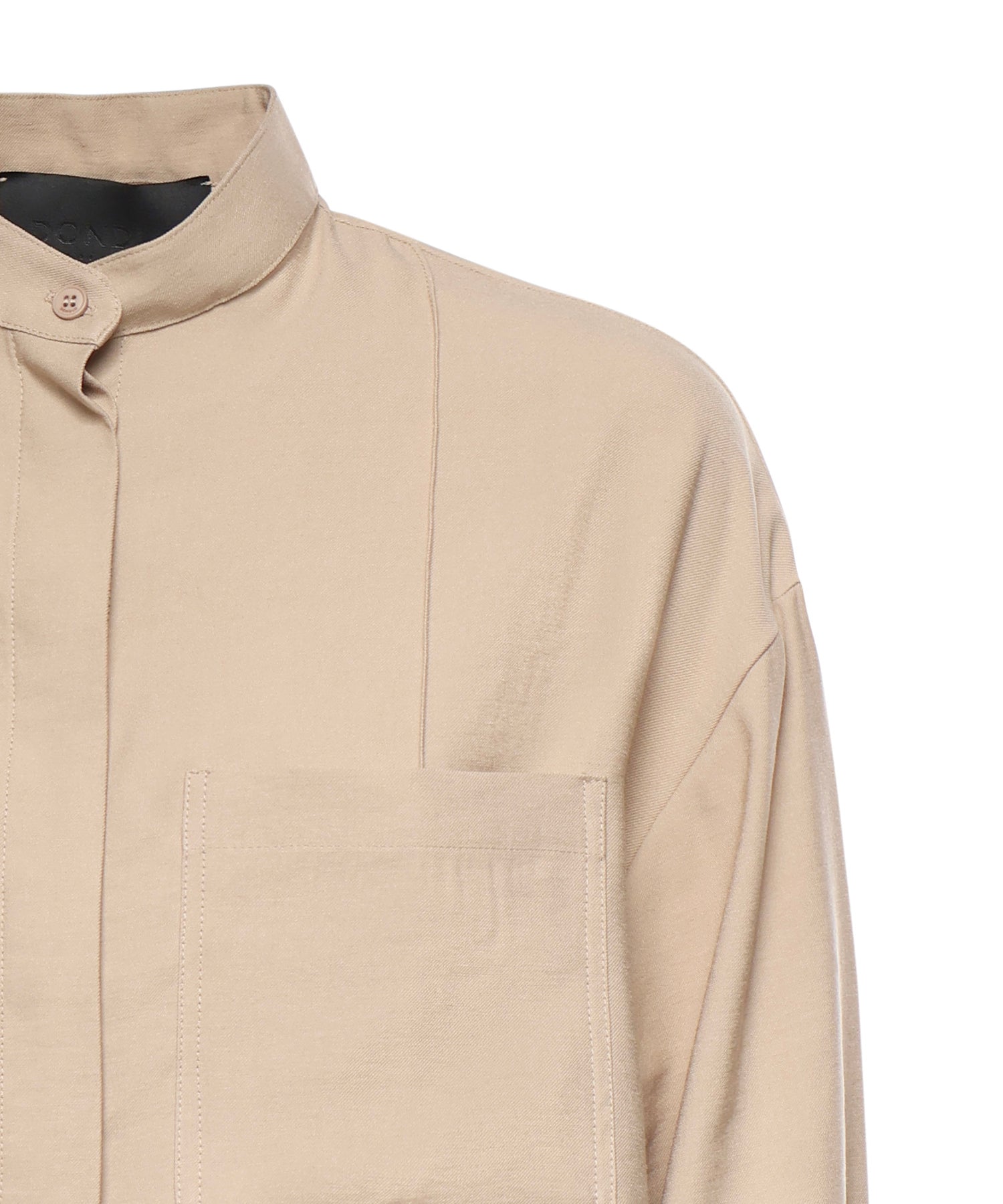 Camicia in gabardina di viscosa DC493 IF0049DXXX010 DONDUP 