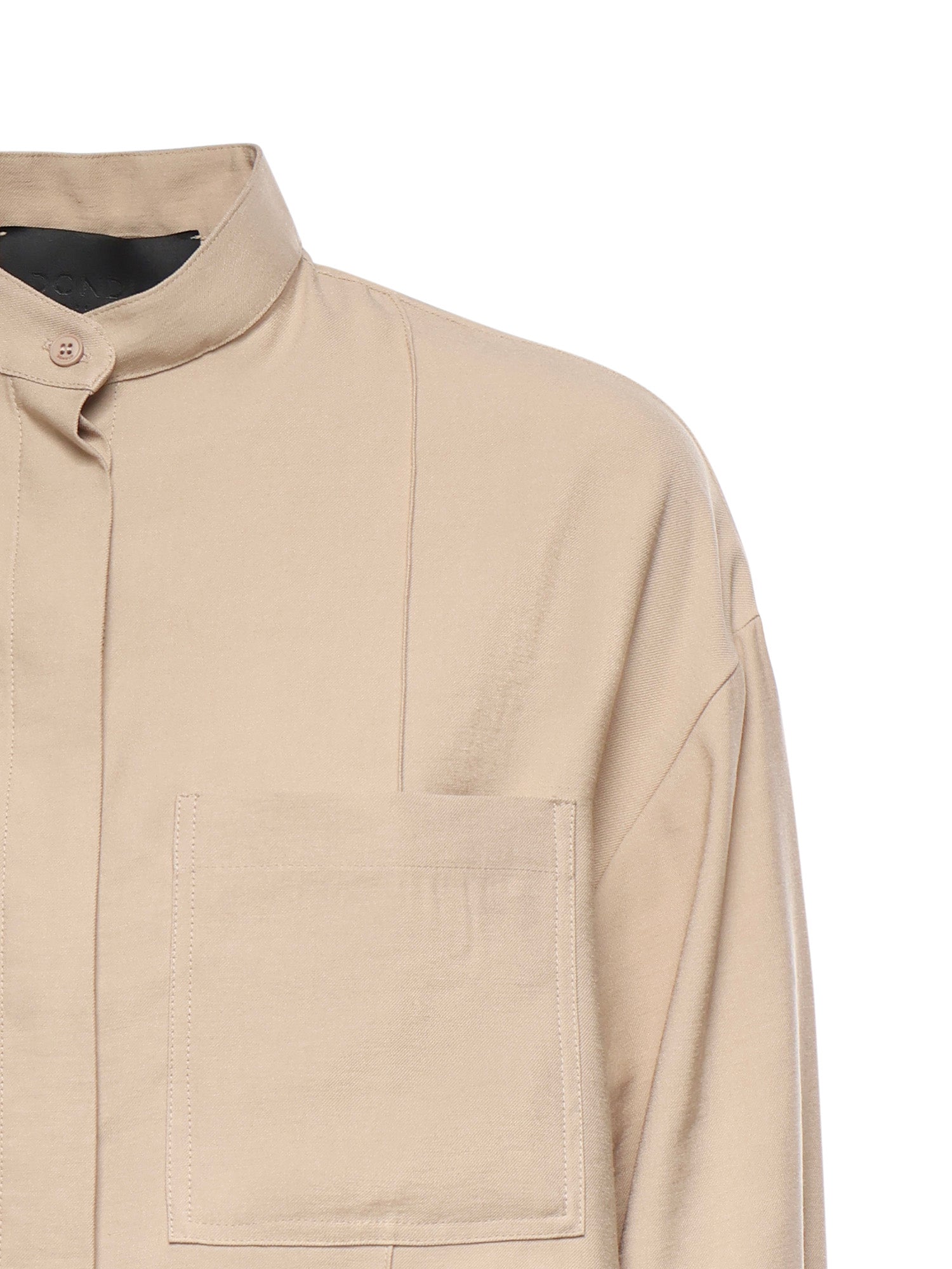 Camicia in gabardina di viscosa DC493 IF0049DXXX010 DONDUP 