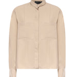 Camicia in gabardina di viscosa DC493 IF0049DXXX010 DONDUP 