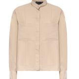 Camicia in gabardina di viscosa DC493 IF0049DXXX010 DONDUP 