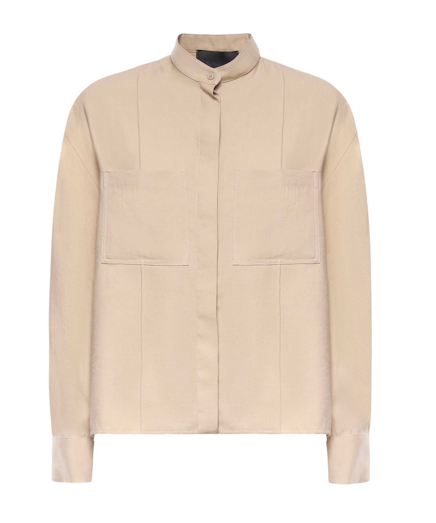 Camicia in gabardina di viscosa DC493 IF0049DXXX010 DONDUP 