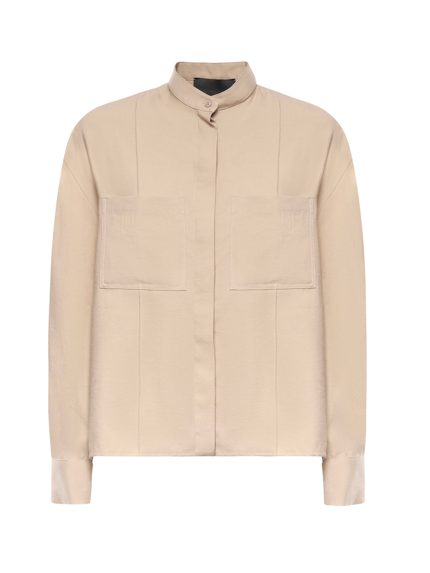 Camicia in gabardina di viscosa DC493 IF0049DXXX010 DONDUP 