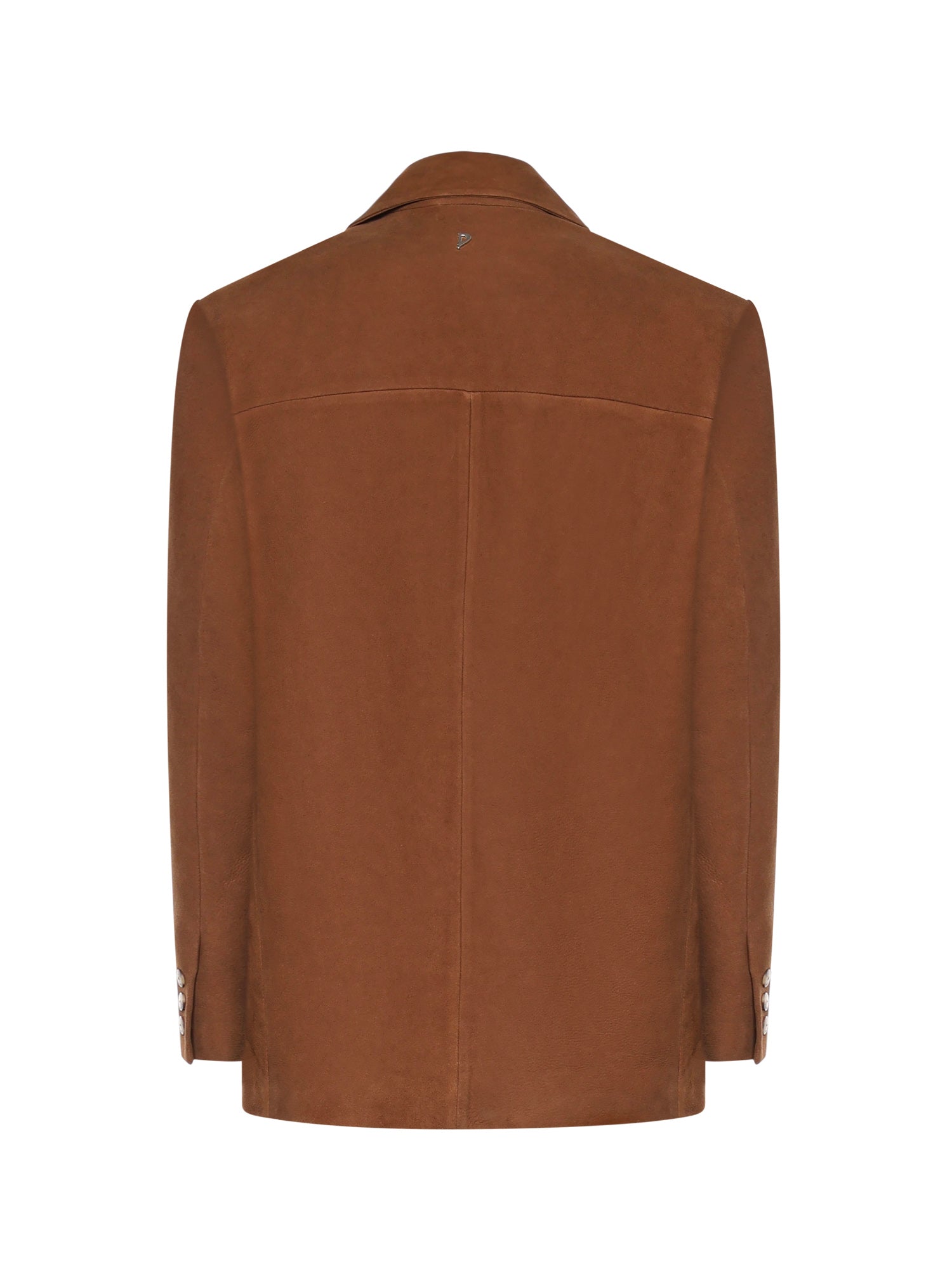 Blazer monopetto in suede DJ771 PL0586DXXX016 DONDUP 
