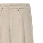 Pantaloni Elois in lino e lyocell DP843 CF0197DBM5010 DONDUP 