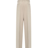 Pantaloni Elois in lino e lyocell DP843 CF0197DBM5010 DONDUP 