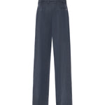 Pantaloni Elois in lino e lyocell DP843 CF0197DBM5890 DONDUP 