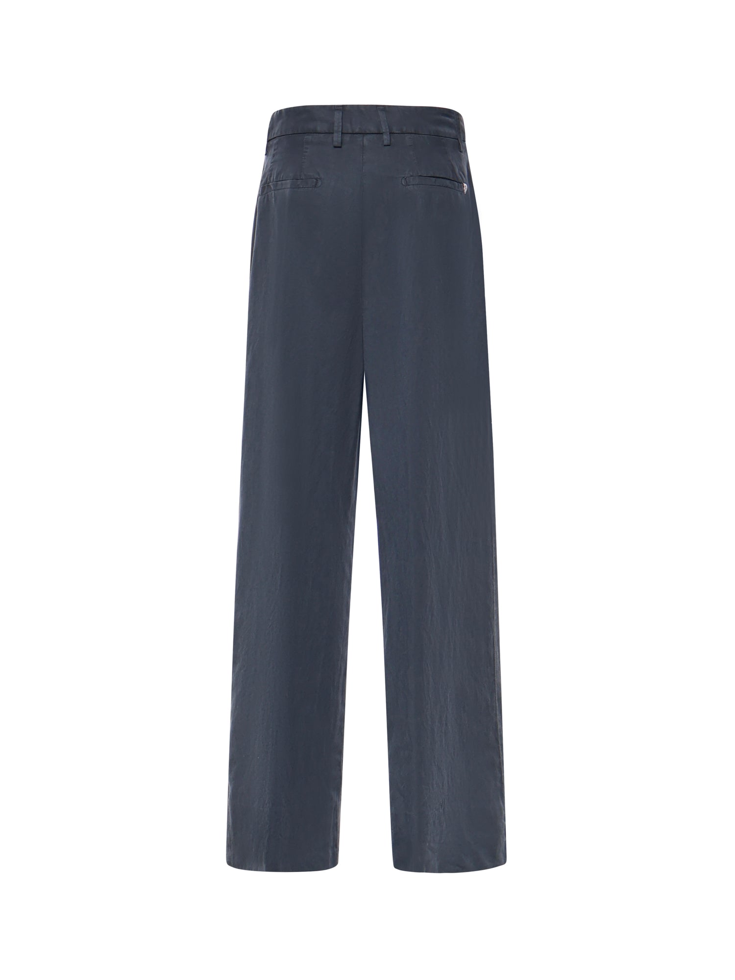 Pantaloni Elois in lino e lyocell DP843 CF0197DBM5890 DONDUP 