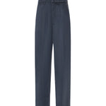 Pantaloni Elois in lino e lyocell DP843 CF0197DBM5890 DONDUP 