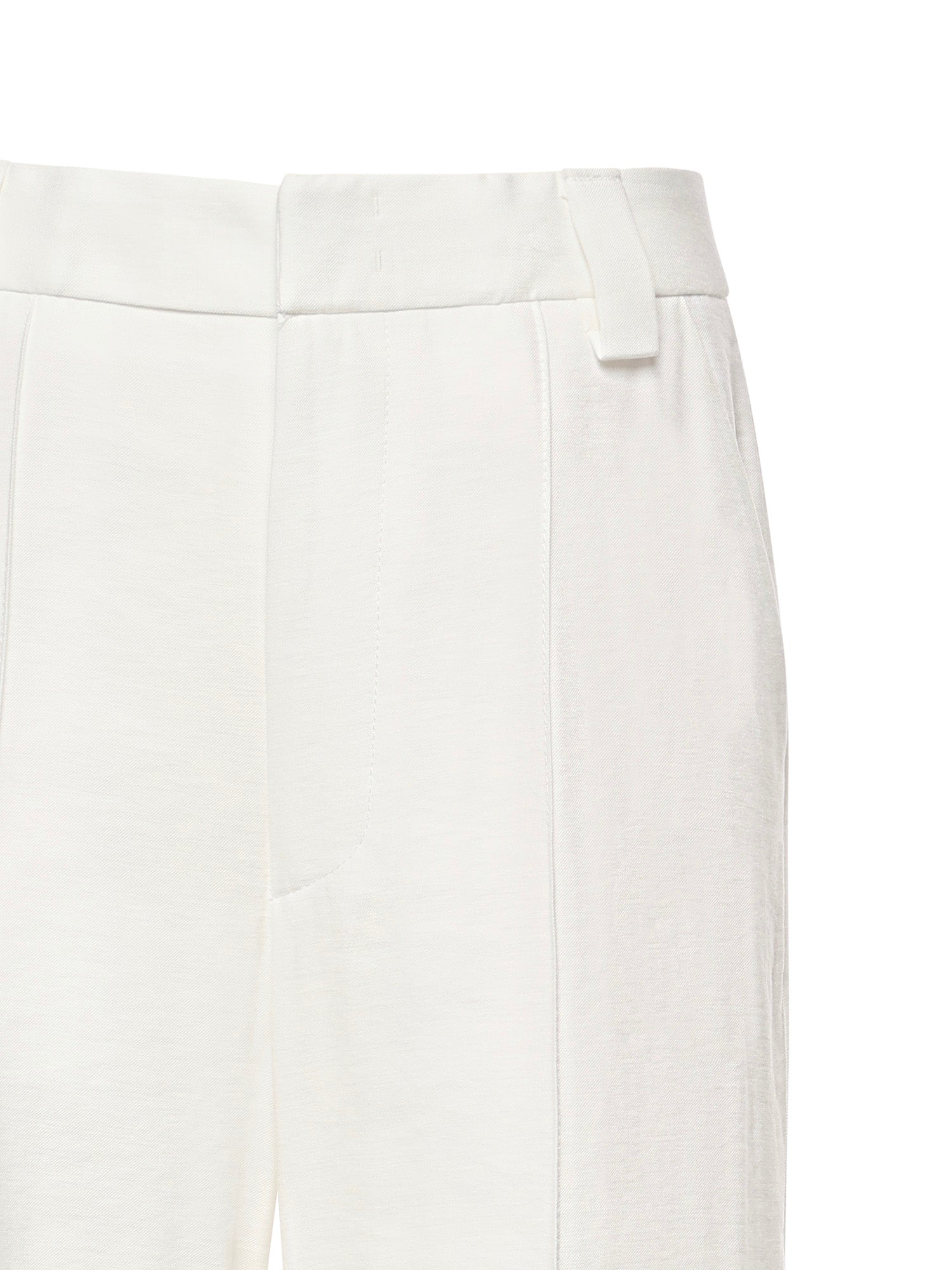 Pantaloni Abby in gabardina di viscosa DP883 IF0049DXXX001 DONDUP 