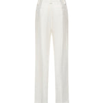 Pantaloni Abby in gabardina di viscosa DP883 IF0049DXXX001 DONDUP 