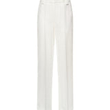Pantaloni Abby in gabardina di viscosa DP883 IF0049DXXX001 DONDUP 