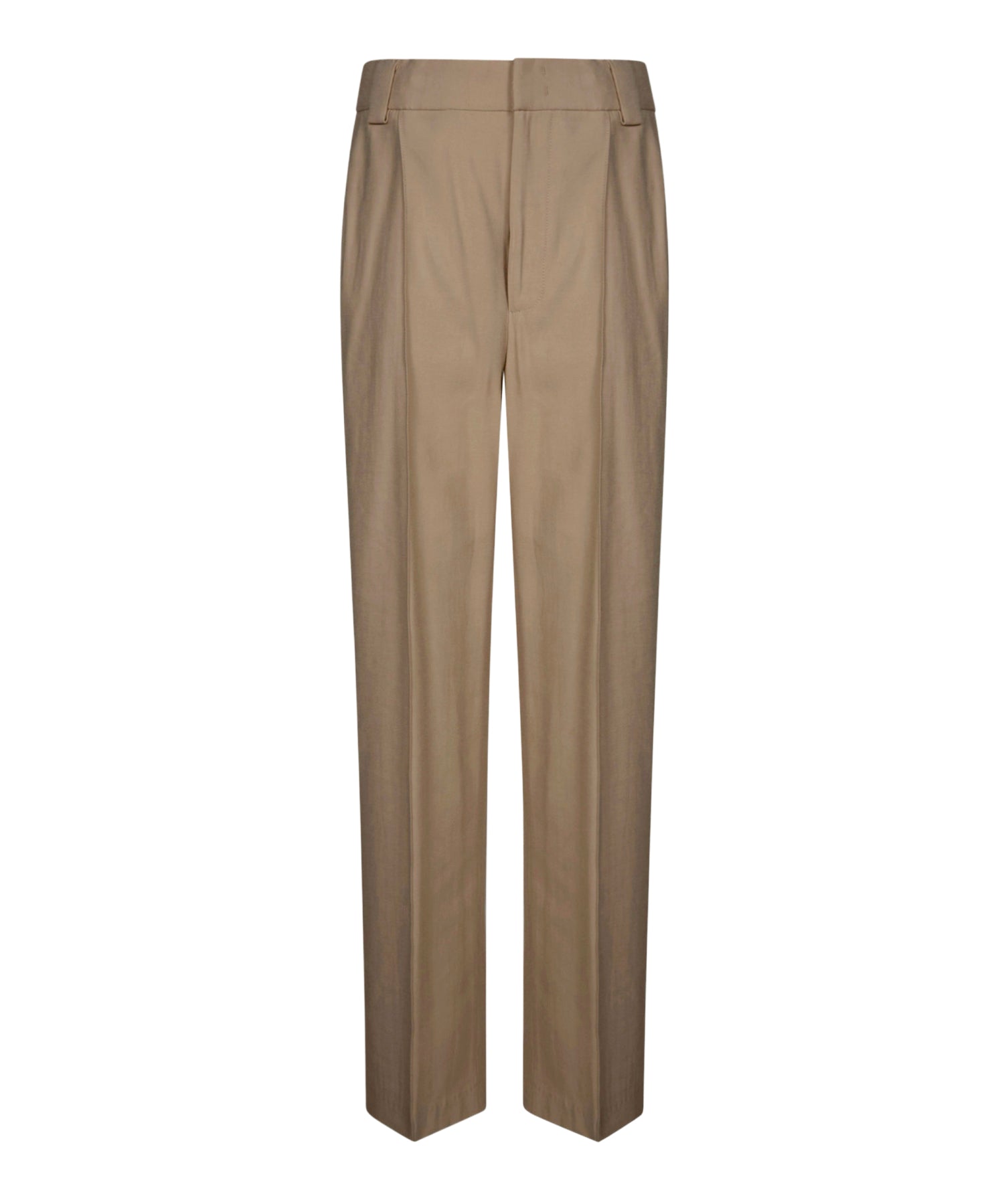 Pantaloni Abby in gabardina di viscosa DP883 IF0049DXXX010 DONDUP 