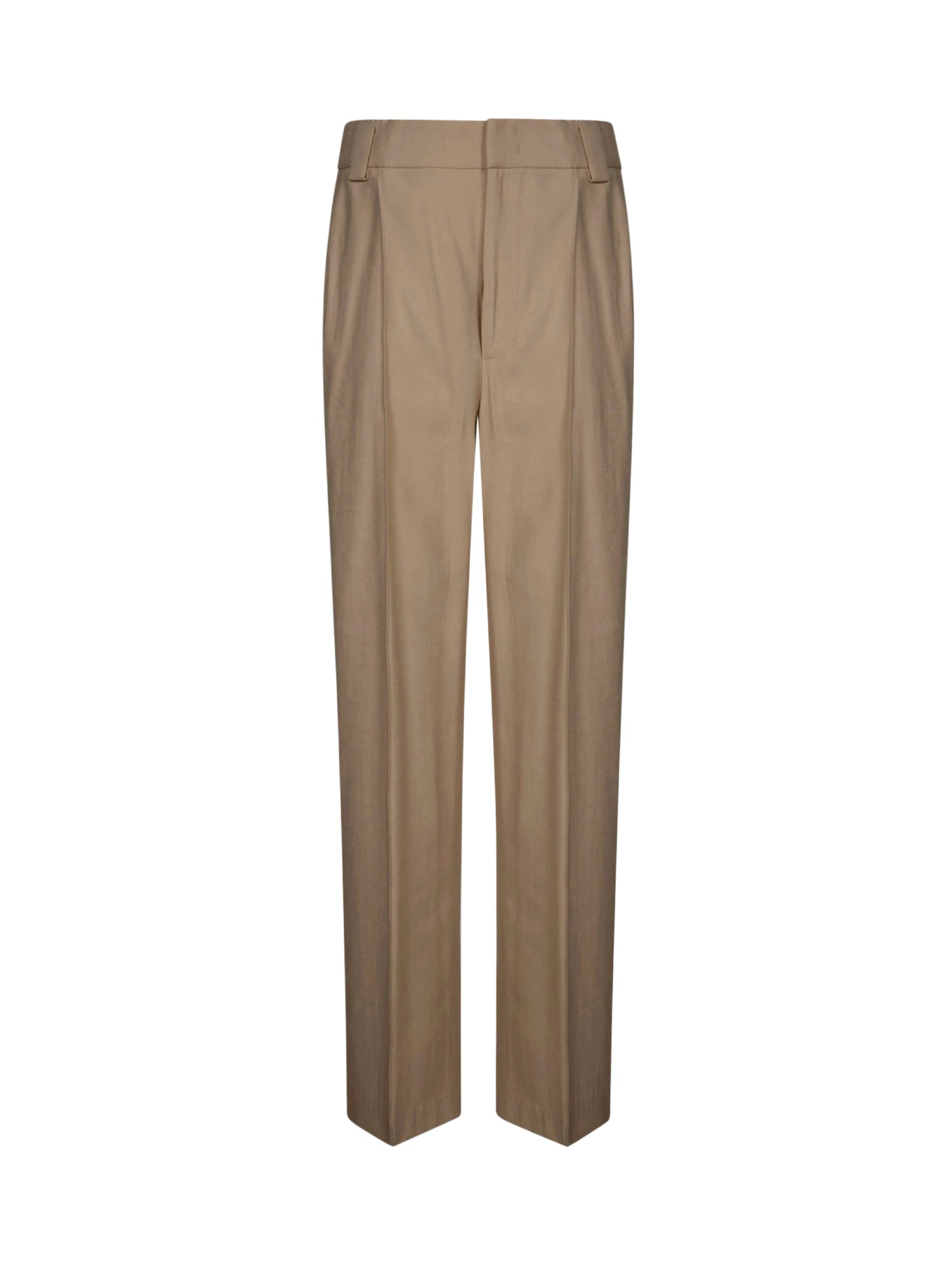 Pantaloni Abby in gabardina di viscosa DP883 IF0049DXXX010 DONDUP 