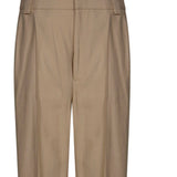 Pantaloni Abby in gabardina di viscosa DP883 IF0049DXXX010 DONDUP 