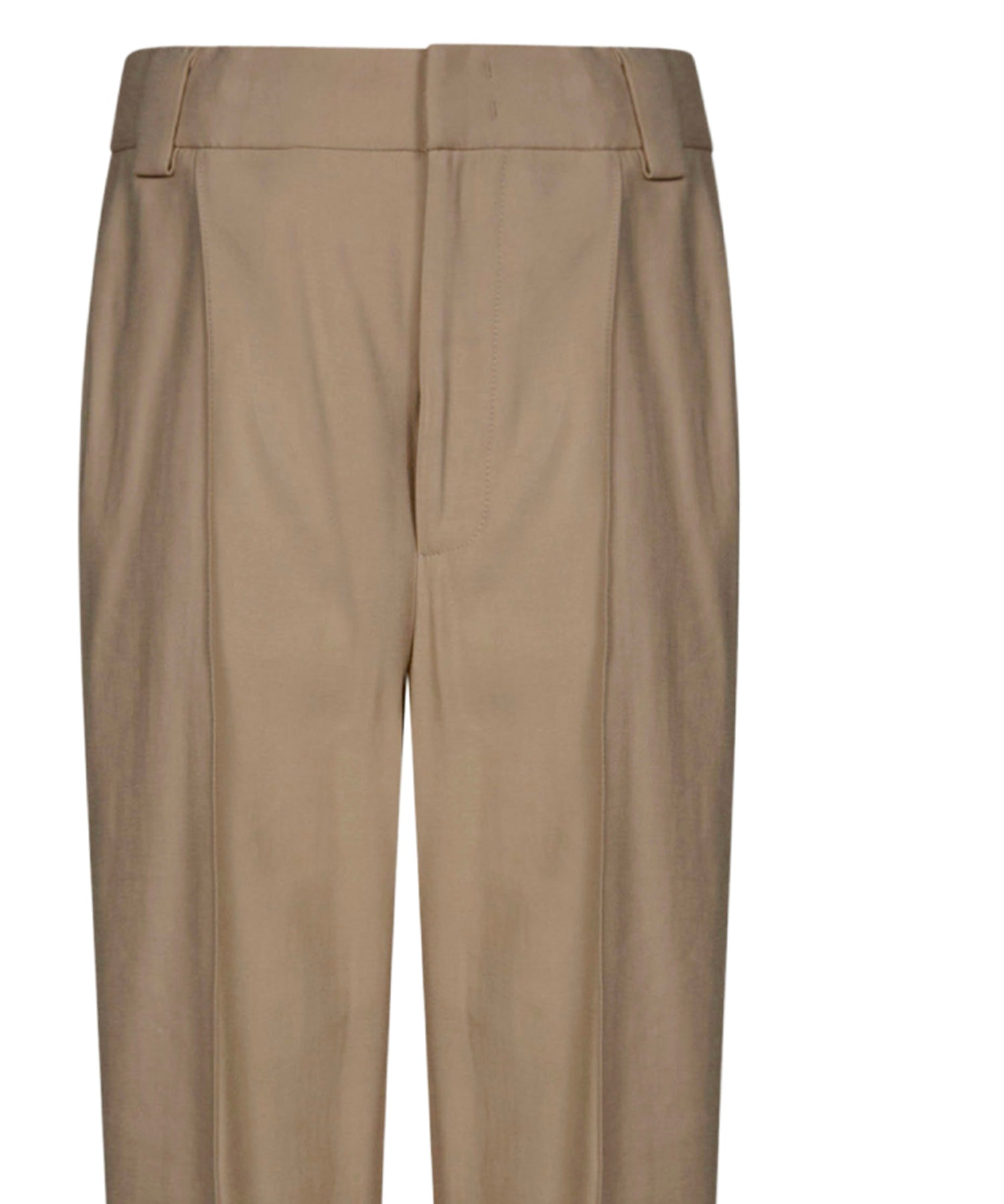 Pantaloni Abby in gabardina di viscosa DP883 IF0049DXXX010 DONDUP 