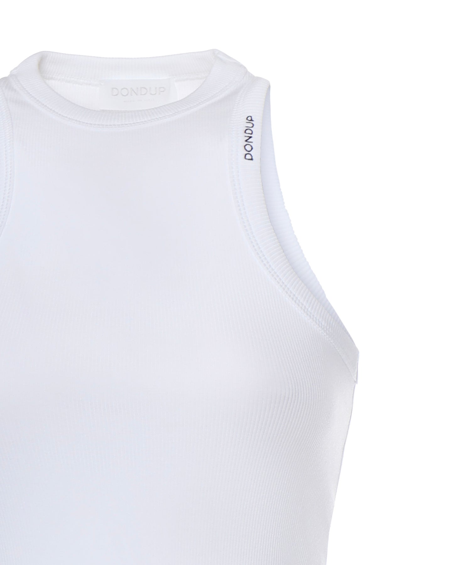 Canotta in cotone con logo DS071 JS0314DXXX000 DONDUP 