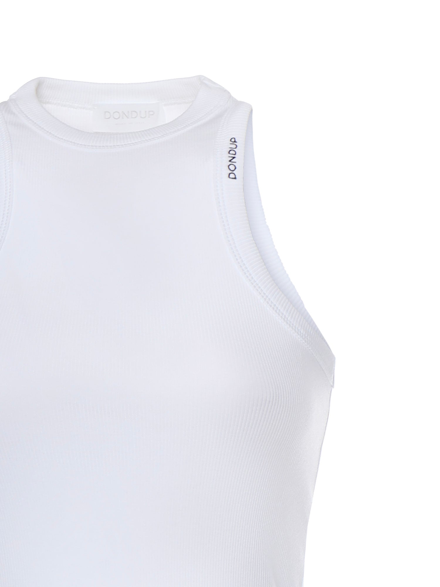 Canotta in cotone con logo DS071 JS0314DXXX000 DONDUP 
