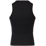 Canotta in cotone con logo DS071 JS0314DXXX999 DONDUP 