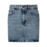Gonna mini in denim stretch G628 DSK297DJ30800 DONDUP 