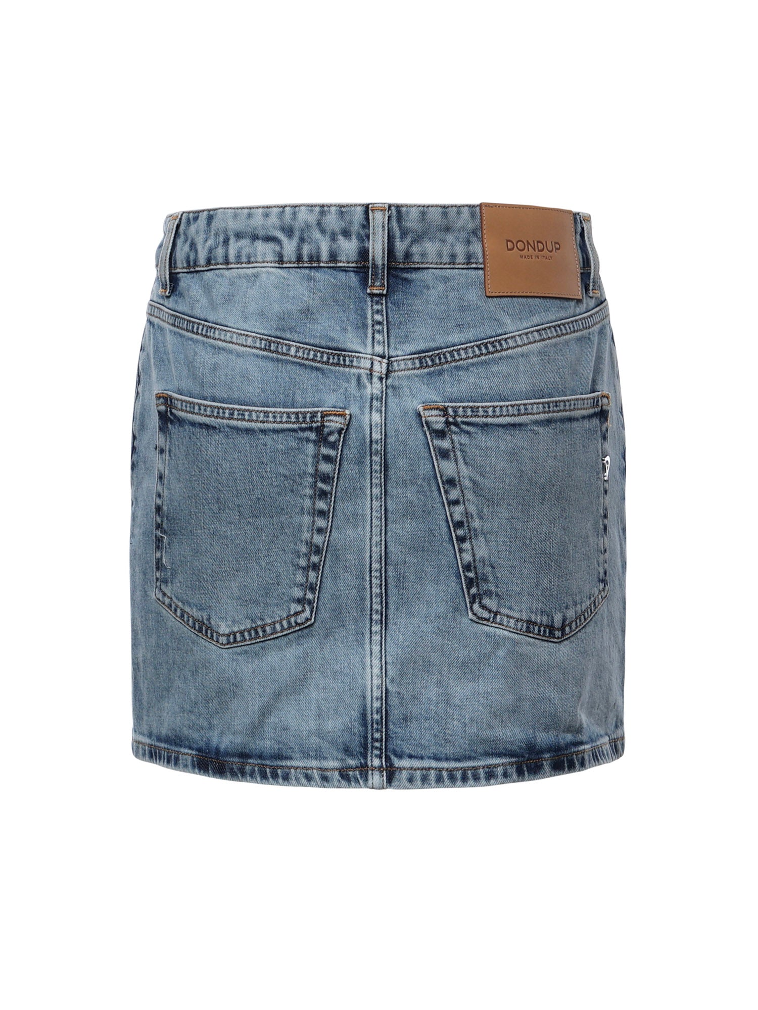 Gonna mini in denim stretch G628 DSK297DJ30800 DONDUP 