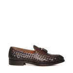 Mocassino intrecciato con nappine in pelle DU3159ORVNUY195 TM00 DOUCAL'S 