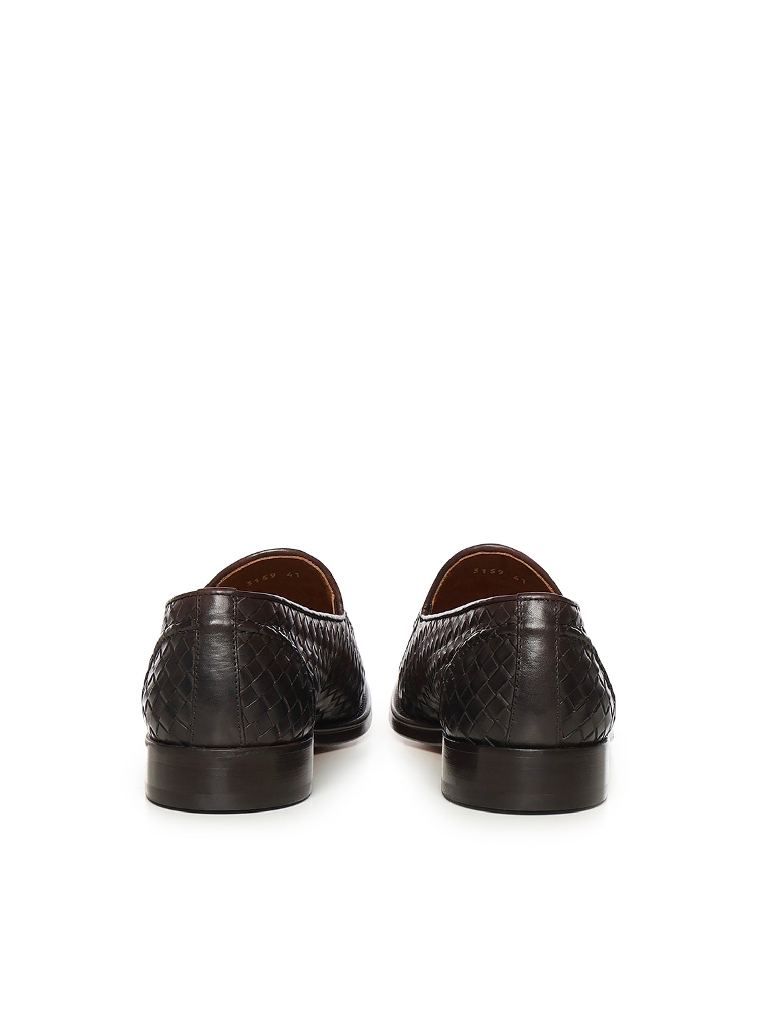 Mocassino intrecciato con nappine in pelle DU3159ORVNUY195 TM00 DOUCAL'S 