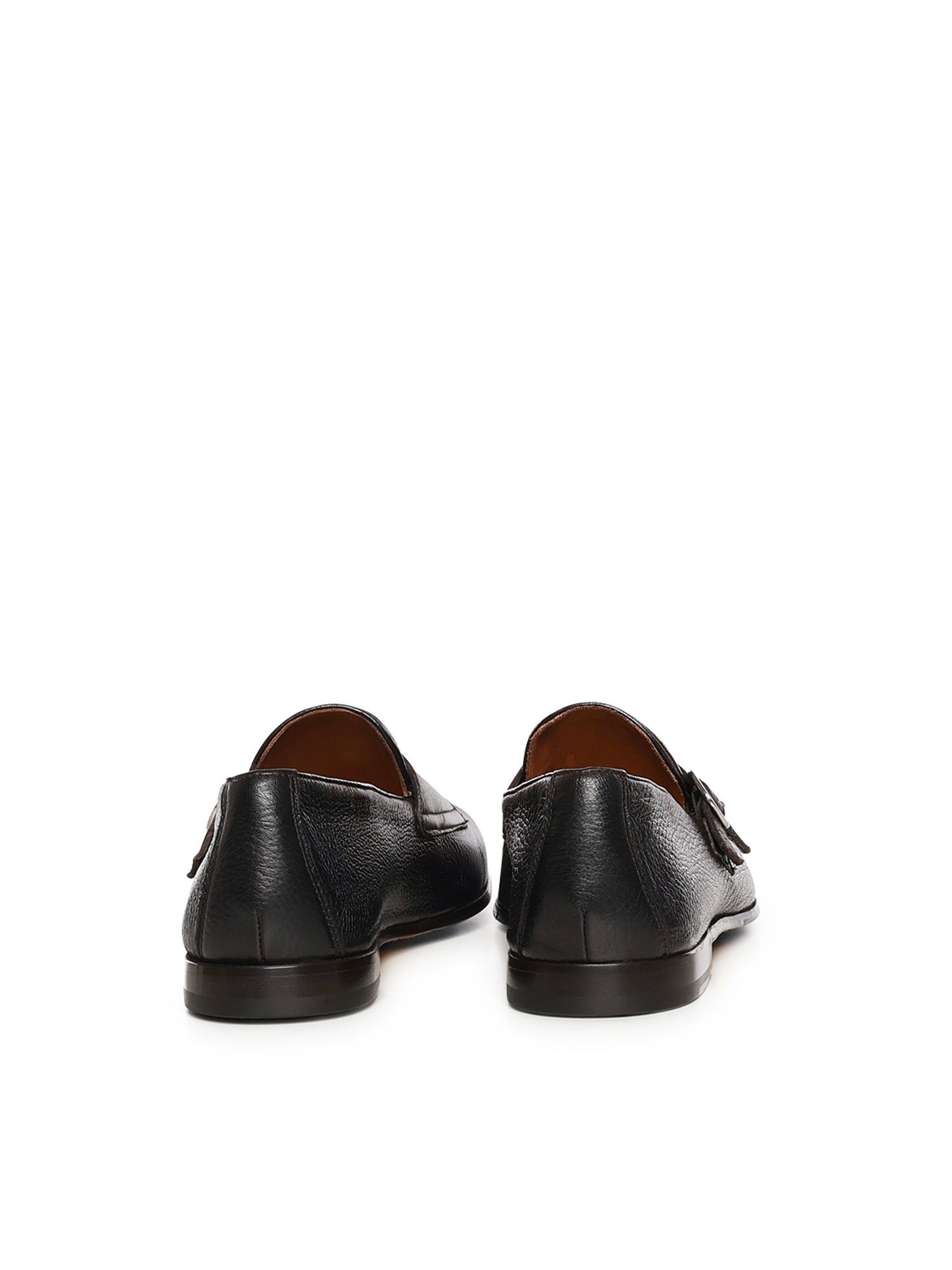 Mocassino doppia fibbia in pelle DU3160PANNUF054 TM00 DOUCAL'S 