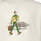 T-shirt L'Homme au tableau in cotone JTS290CO002 OW Drôle de Monsieur 