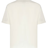 T-shirt Slogan Hibiscus in cotone JTS292CO002 OW Drôle de Monsieur 