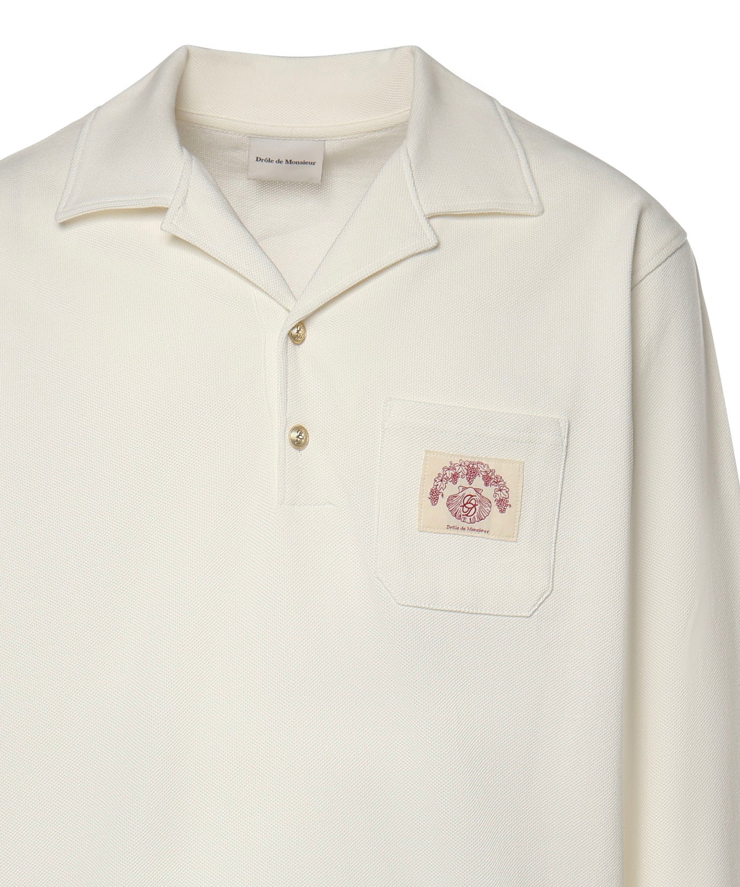 Polo in cotone KPL166CO264 OW Drôle de Monsieur 