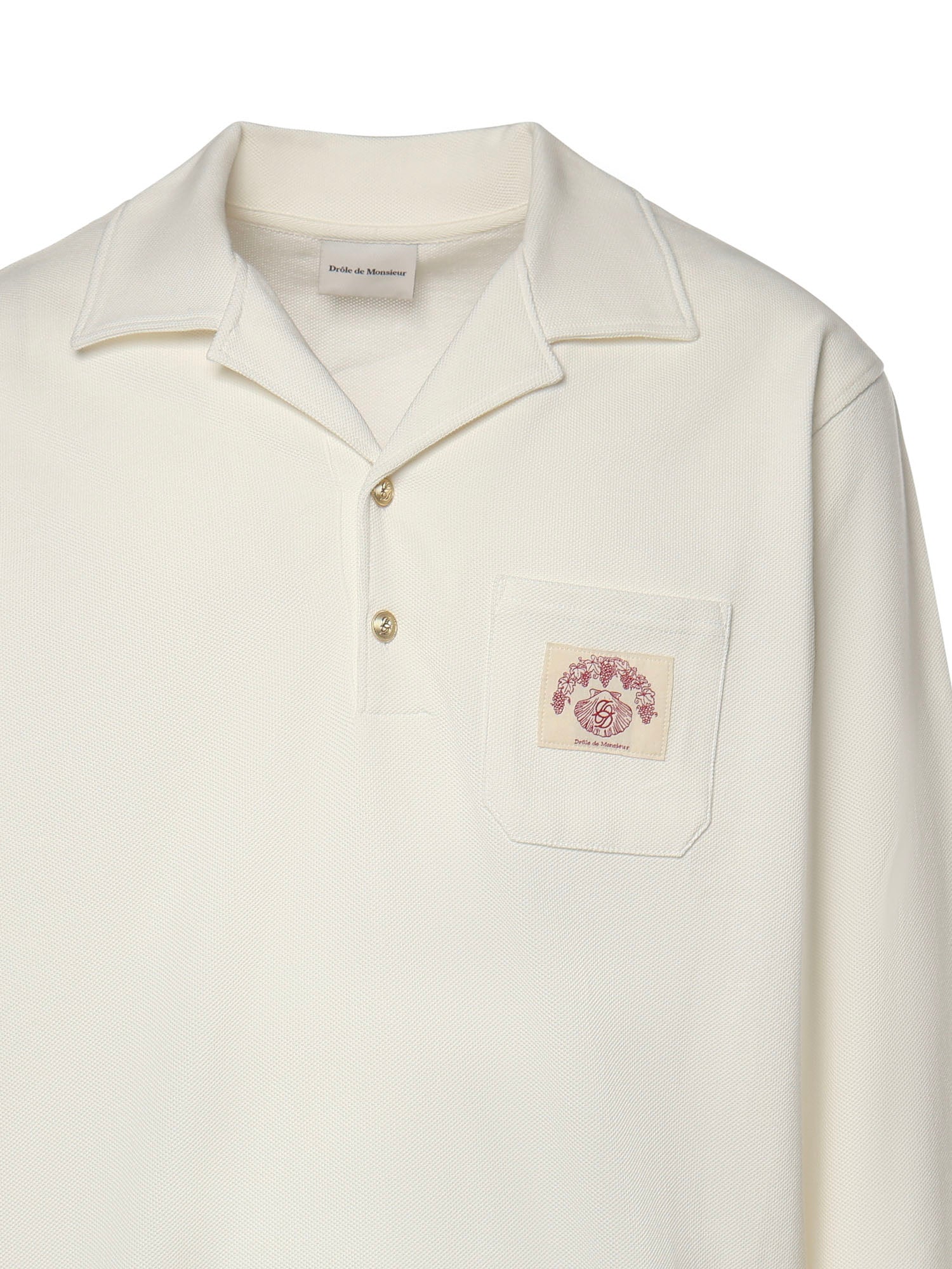 Polo in cotone KPL166CO264 OW Drôle de Monsieur 