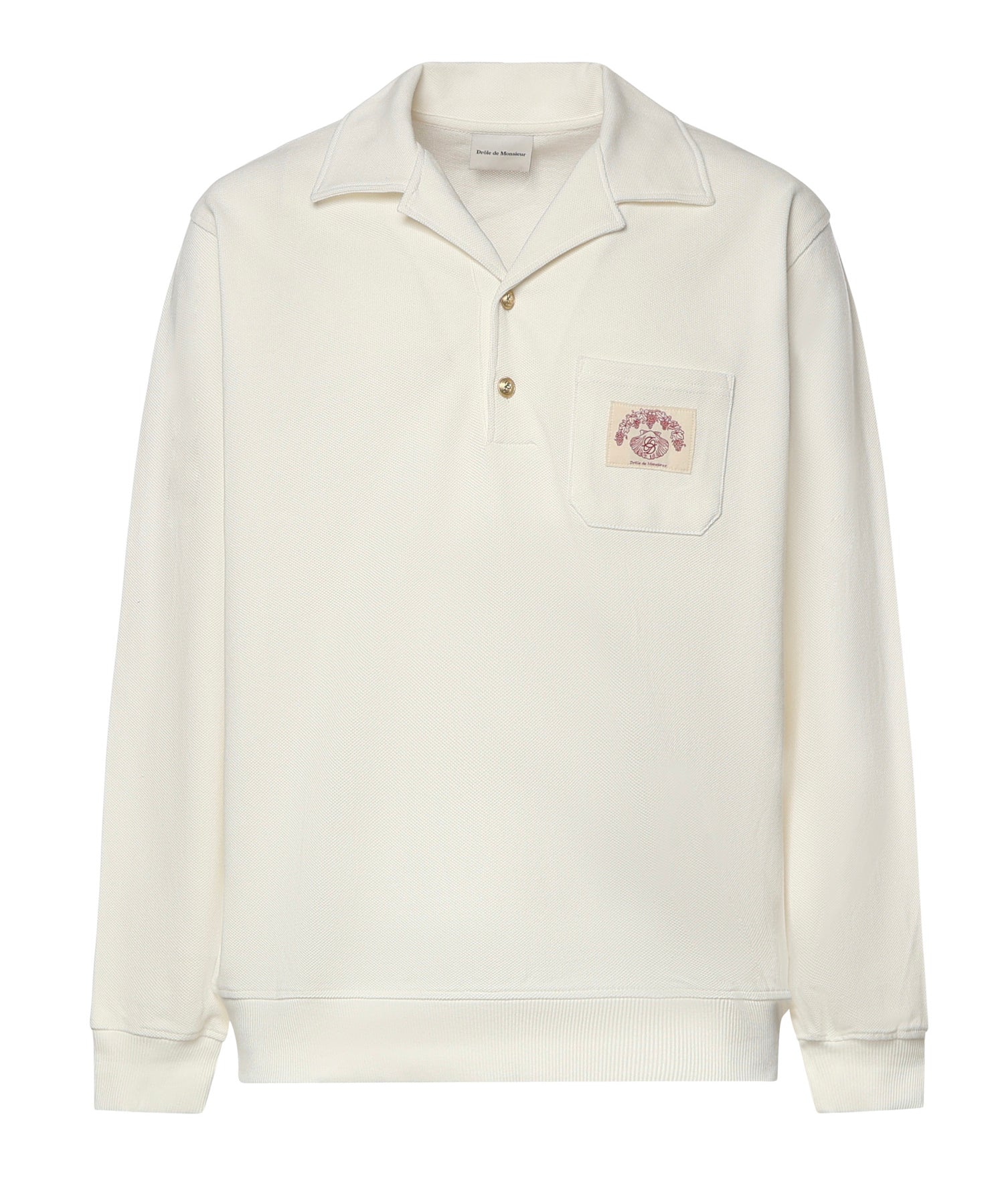 Polo in cotone KPL166CO264 OW Drôle de Monsieur 