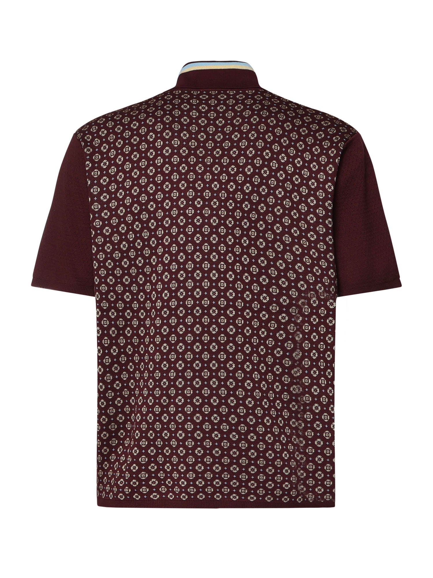 Polo in maglia jacquard KPO205CO261 DRD Drôle de Monsieur 