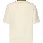 Polo in maglia traforata KPO206CO292 OW Drôle de Monsieur 