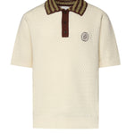 Polo in maglia traforata KPO206CO292 OW Drôle de Monsieur 